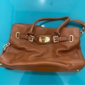 Michael Kors brown leather tote